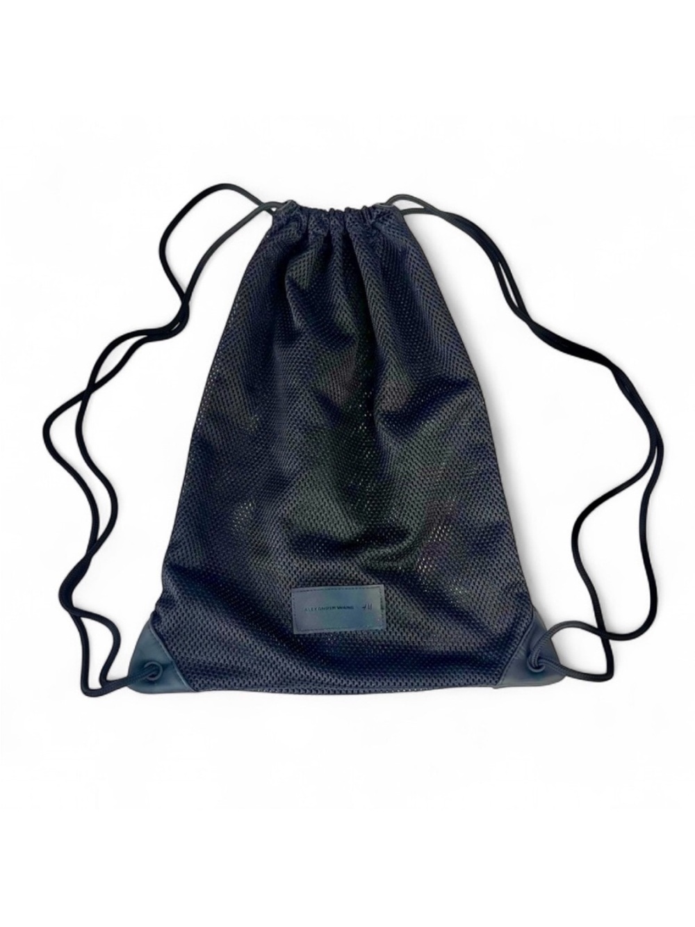 Alexander Wang x H&M Black Mesh Drawstring Backpack